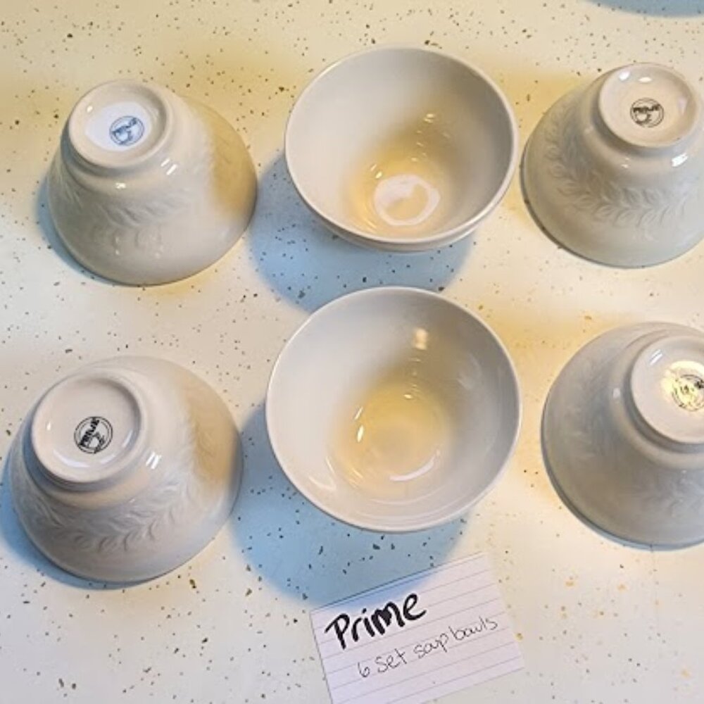 Prime Soup/Rice Bowls - Set of 6
